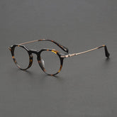 Rita Retro Titanium Glasses Frame Rectangle Frames Southood Leopard